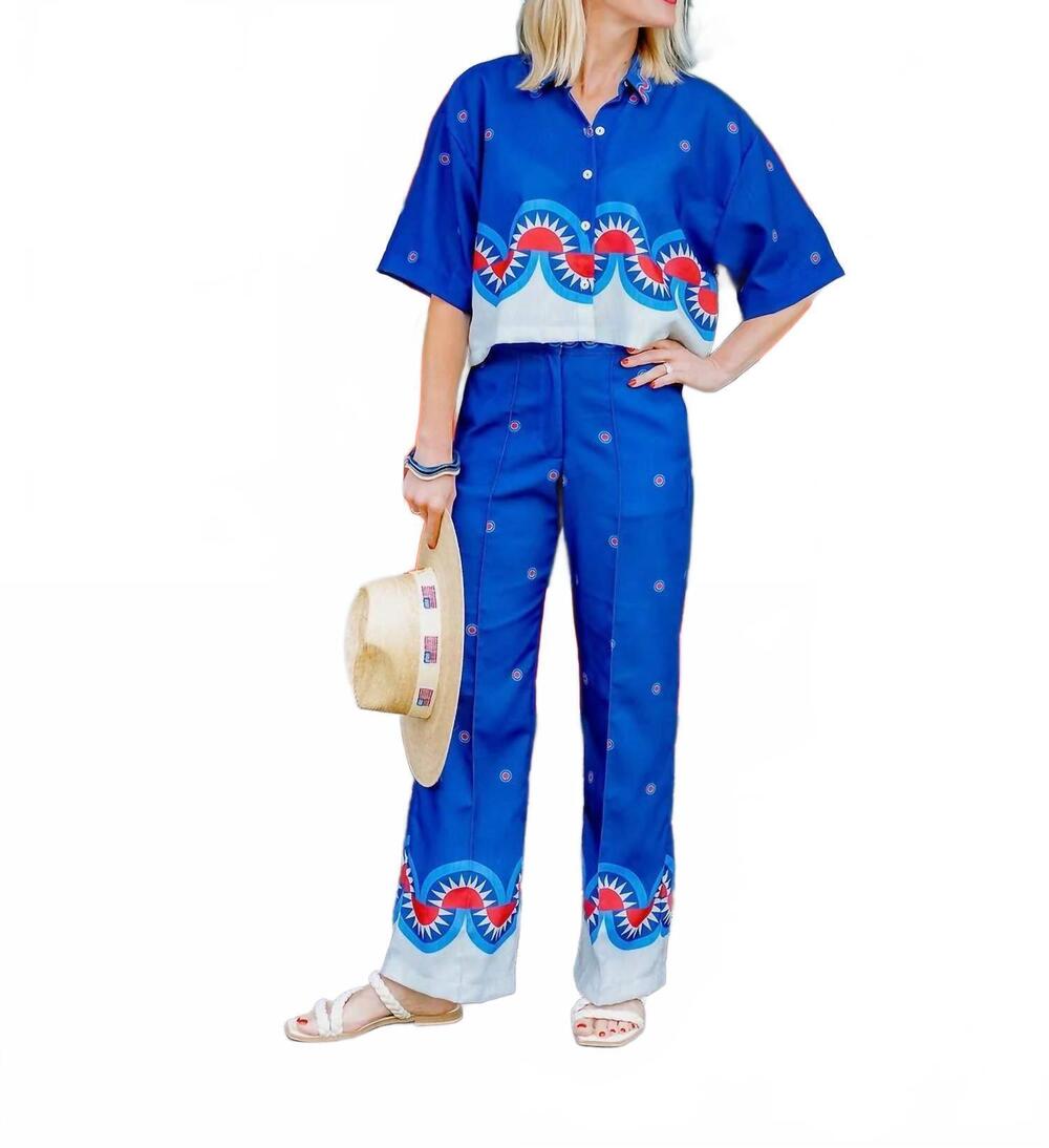 NEW LAVI santorini pants in blue